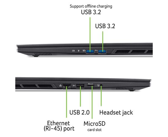 Ноутбук Acer Nitro 16S AN16S-61 (NH.QXKEU.004), изображение 12 Ноутбук Acer Nitro 16S AN16S-61 (NH.QXKEU.004), изображение 12