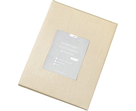 Постільна білизна Home Line Сатин Твіл (бежевий) євро (181369), зображення 3 Постільна білизна Home Line Сатин Твіл (бежевий) євро (181369), зображення 3