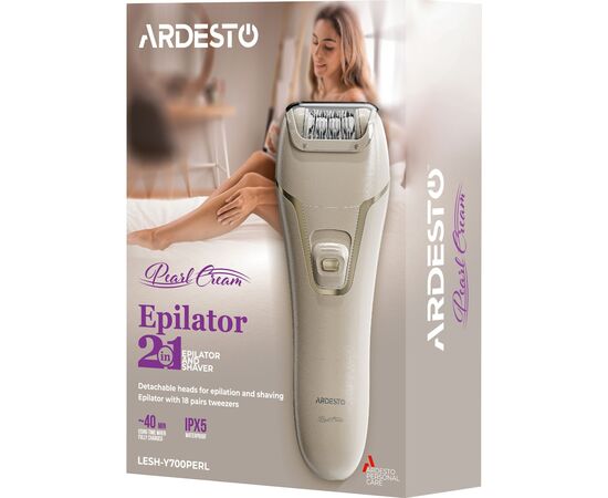 Епілятор Ardesto LESH-Y700PERL, зображення 9 Епілятор Ardesto LESH-Y700PERL, зображення 9