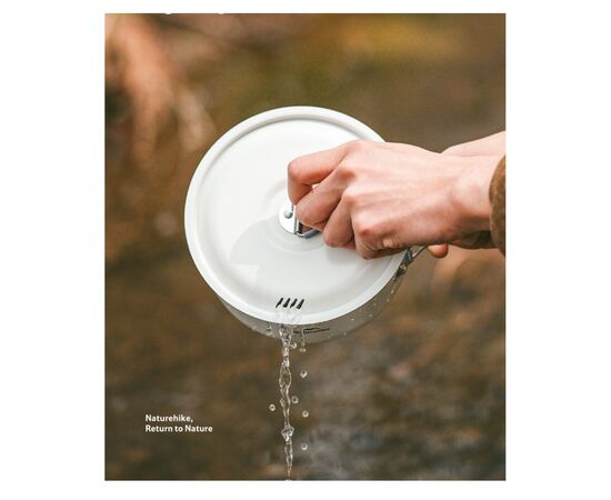 Котел туристический Naturehike CNK2450CF013, 1.7 л, алюміній (6927595711972), изображение 10 Котел туристический Naturehike CNK2450CF013, 1.7 л, алюміній (6927595711972), изображение 10