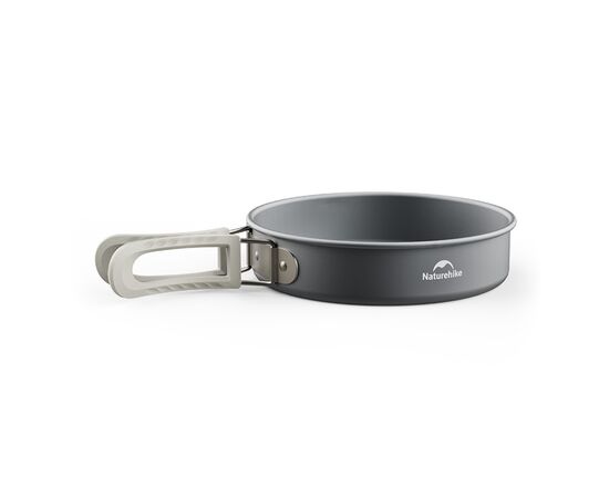 Набор туристической посуды Naturehike CNK2450CF010, 2 каструлі 1л, 1.7л, сковорідка (6976507663335)