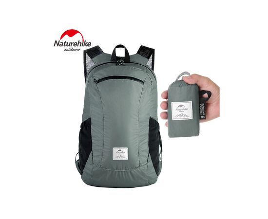 Рюкзак туристический Naturehike Ultralight NH17A012-B, 18 л, чорний (6927595718674), изображение 6 Рюкзак туристический Naturehike Ultralight NH17A012-B, 18 л, чорний (6927595718674), изображение 6