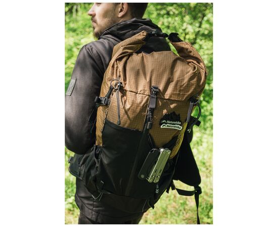 Рюкзак туристический Naturehike CNK2300016, 30+5 л, коричневий (6976507661133), изображение 11