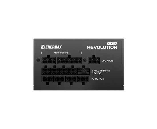 Блок питания Enermax 1200W Revolution ATX 3.1 (ERS1200EWT-V2), изображение 9 Блок питания Enermax 1200W Revolution ATX 3.1 (ERS1200EWT-V2), изображение 9