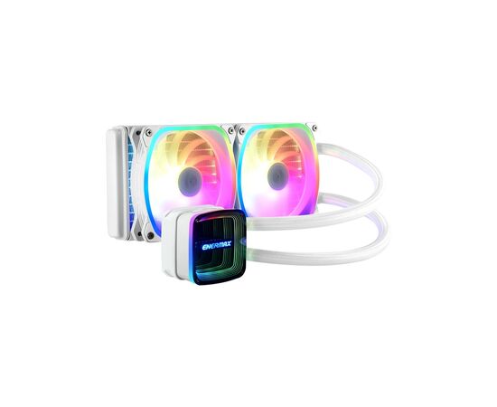Система жидкостного охлаждения Enermax Aquafusion ADV 240 White ARGB (ELC-AQFA240-SQA-W), изображение 2 Система жидкостного охлаждения Enermax Aquafusion ADV 240 White ARGB (ELC-AQFA240-SQA-W), изображение 2