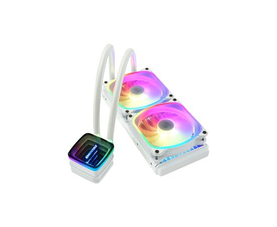 Система жидкостного охлаждения Enermax Aquafusion ADV 240 White ARGB (ELC-AQFA240-SQA-W), изображение 5 Система жидкостного охлаждения Enermax Aquafusion ADV 240 White ARGB (ELC-AQFA240-SQA-W), изображение 5