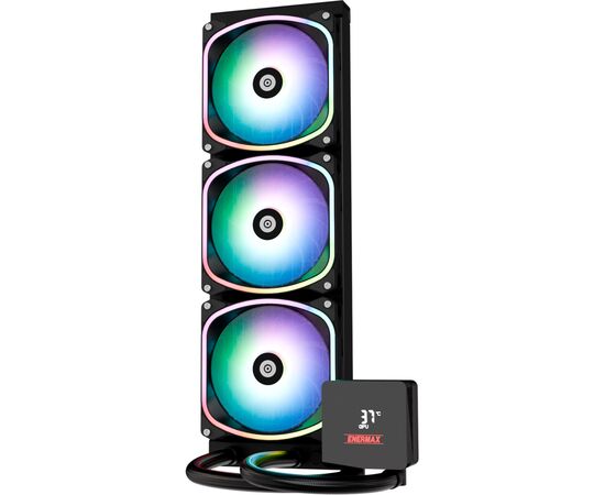 Система жидкостного охлаждения Enermax Aquafusion II 360 ARGB (ELC-AQFS360-SQA), изображение 2 Система жидкостного охлаждения Enermax Aquafusion II 360 ARGB (ELC-AQFS360-SQA), изображение 2