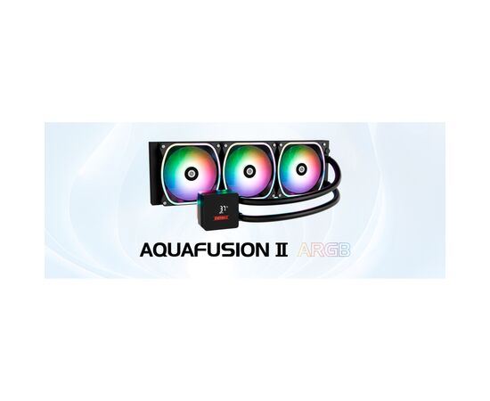 Система жидкостного охлаждения Enermax Aquafusion II 360 ARGB (ELC-AQFS360-SQA), изображение 4 Система жидкостного охлаждения Enermax Aquafusion II 360 ARGB (ELC-AQFS360-SQA), изображение 4
