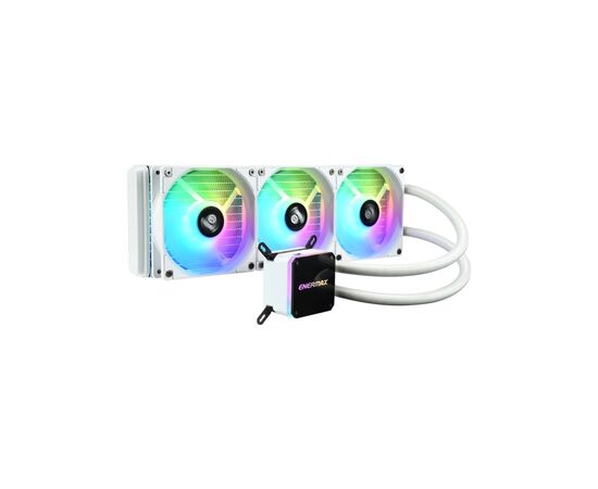 Система жидкостного охлаждения Enermax Liqmax III 360 White ARGB (ELC-LMT360-W-ARGB), изображение 3 Система жидкостного охлаждения Enermax Liqmax III 360 White ARGB (ELC-LMT360-W-ARGB), изображение 3