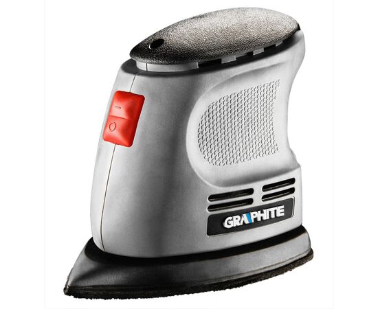 Шлифовальная машина Graphite вибрационная Delta 105W, 140х140х97, 24000цв/мин (59G335)