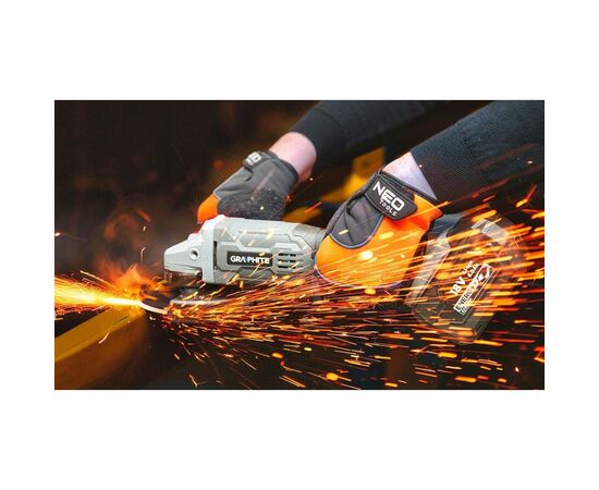 Шлифовальная машина Graphite Energy+ 18V, 125мм, 10000об/мин, 1.51кг (без АКБ и ЗУ) (58GE130), изображение 8 Шлифовальная машина Graphite Energy+ 18V, 125мм, 10000об/мин, 1.51кг (без АКБ и ЗУ) (58GE130), изображение 8