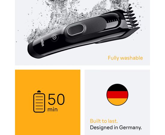 Машинка для стрижки Braun HC 5510 (HC5510), изображение 5 Машинка для стрижки Braun HC 5510 (HC5510), изображение 5
