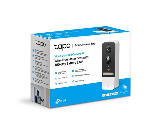 Дверний дзвінок TP-Link Tapo D230S1 (TAPO-D230S1), зображення 11 Дверний дзвінок TP-Link Tapo D230S1 (TAPO-D230S1), зображення 11