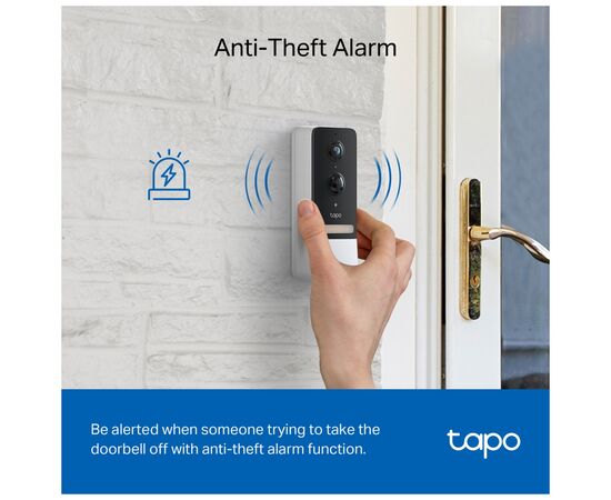 Дверний дзвінок TP-Link Tapo D230S1 (TAPO-D230S1), зображення 5 Дверний дзвінок TP-Link Tapo D230S1 (TAPO-D230S1), зображення 5