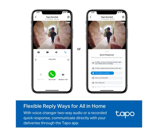 Дверний дзвінок TP-Link Tapo D235 (TAPO-D235), зображення 8 Дверний дзвінок TP-Link Tapo D235 (TAPO-D235), зображення 8