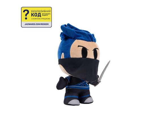 М'яка іграшка DevSeries Collector Plush Ninja Legends Assassin, 20см (CRS0006), зображення 7 М'яка іграшка DevSeries Collector Plush Ninja Legends Assassin, 20см (CRS0006), зображення 7