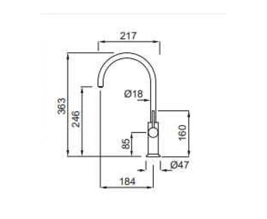Смеситель Elleci CLUB GD, изображение 2 Смеситель Elleci CLUB GD, изображение 2
