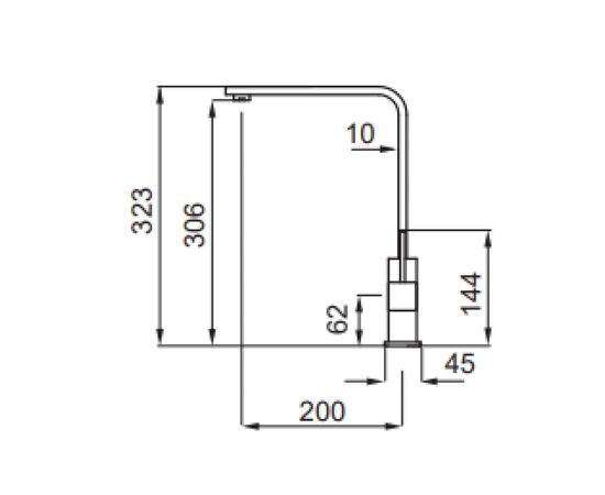 Смеситель Elleci IXORA TOTAL BLACK, изображение 2 Смеситель Elleci IXORA TOTAL BLACK, изображение 2