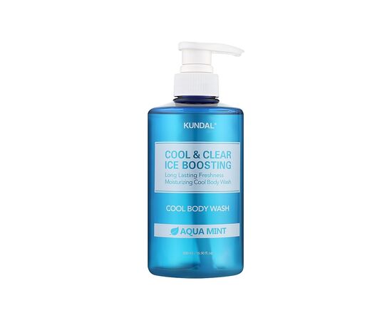 Гель для душа Kundal Cool & Clear Ice Boosting Cool Body Wash Aqua Mint 500 мл (8809809421199)