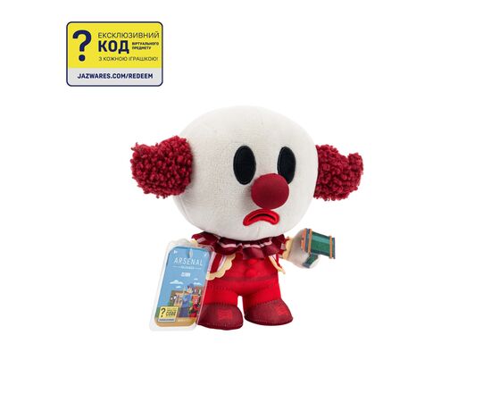 М'яка іграшка DevSeries Collector Plush Arsenal Reloaded Clown, 20см (CRS0100), зображення 3 М'яка іграшка DevSeries Collector Plush Arsenal Reloaded Clown, 20см (CRS0100), зображення 3