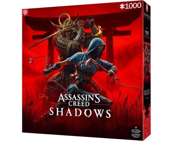 Пазл GoodLoot Assassin Creed Shadows Naoe & Yasuke 1000 эл. (5908305247913), изображение 2 Пазл GoodLoot Assassin Creed Shadows Naoe & Yasuke 1000 эл. (5908305247913), изображение 2