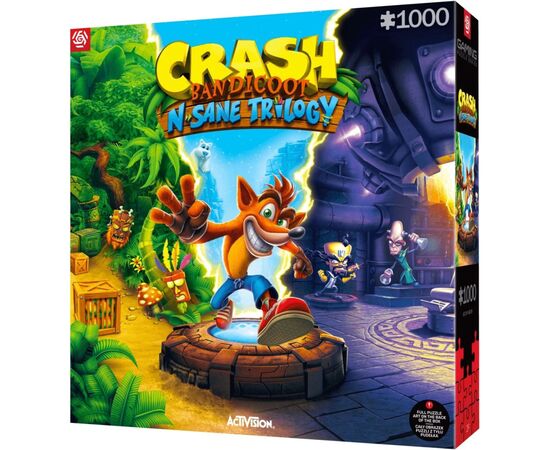 Пазл GoodLoot Crash Bandicoot N Sane Trilogy 1000 эл. (5908305247920), изображение 2 Пазл GoodLoot Crash Bandicoot N Sane Trilogy 1000 эл. (5908305247920), изображение 2