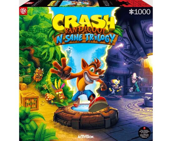 Пазл GoodLoot Crash Bandicoot N Sane Trilogy 1000 эл. (5908305247920), изображение 3 Пазл GoodLoot Crash Bandicoot N Sane Trilogy 1000 эл. (5908305247920), изображение 3