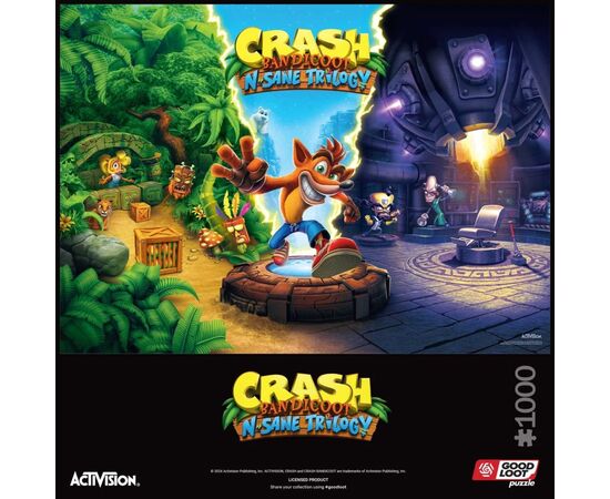Пазл GoodLoot Crash Bandicoot N Sane Trilogy 1000 эл. (5908305247920), изображение 6 Пазл GoodLoot Crash Bandicoot N Sane Trilogy 1000 эл. (5908305247920), изображение 6