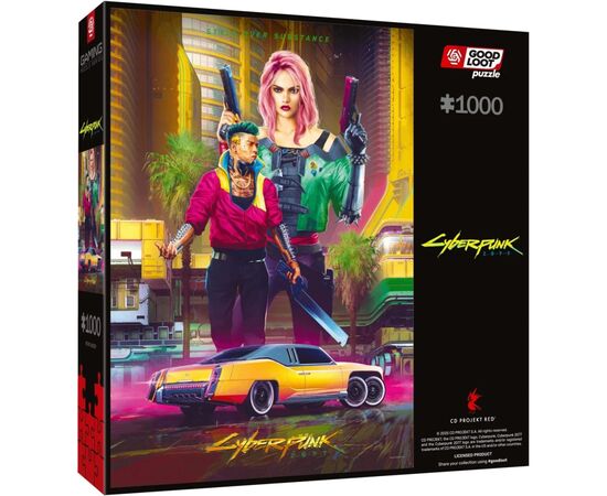 Пазл GoodLoot Cyberpunk 2077 Kitsch Style 1000 эл. (5908305249696), изображение 3 Пазл GoodLoot Cyberpunk 2077 Kitsch Style 1000 эл. (5908305249696), изображение 3