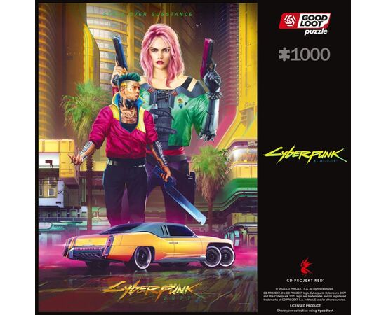 Пазл GoodLoot Cyberpunk 2077 Kitsch Style 1000 эл. (5908305249696), изображение 6 Пазл GoodLoot Cyberpunk 2077 Kitsch Style 1000 эл. (5908305249696), изображение 6