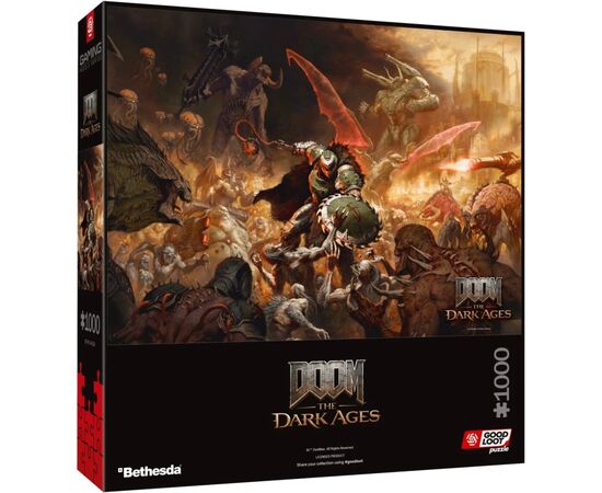 Пазл GoodLoot Doom Dark Ages Slayer`s Rage 1000 эл. (5908305249771), изображение 3 Пазл GoodLoot Doom Dark Ages Slayer`s Rage 1000 эл. (5908305249771), изображение 3