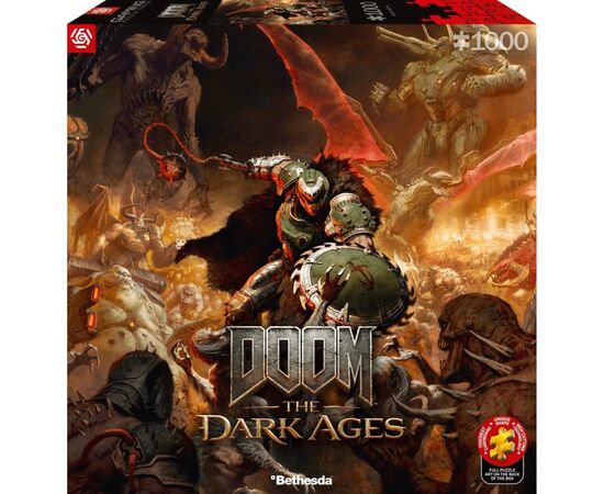 Пазл GoodLoot Doom Dark Ages Slayer`s Rage 1000 эл. (5908305249771), изображение 4 Пазл GoodLoot Doom Dark Ages Slayer`s Rage 1000 эл. (5908305249771), изображение 4