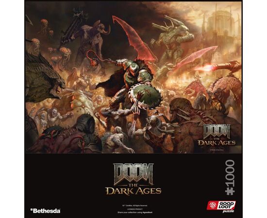 Пазл GoodLoot Doom Dark Ages Slayer`s Rage 1000 эл. (5908305249771), изображение 6 Пазл GoodLoot Doom Dark Ages Slayer`s Rage 1000 эл. (5908305249771), изображение 6