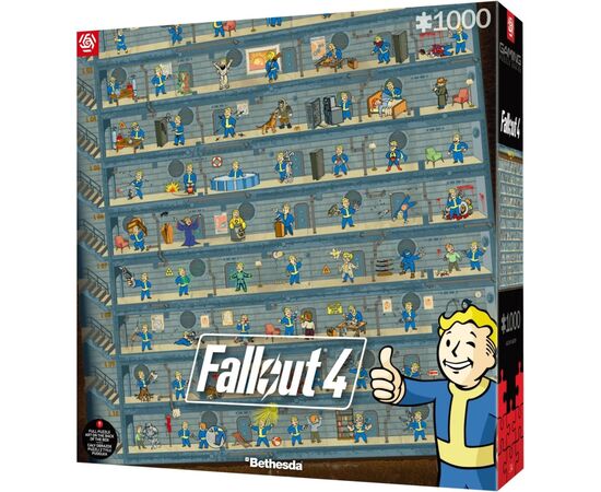 Пазл GoodLoot Fallout 4 Perk Poster Puzzles 1000 эл. (5908305247937), изображение 2 Пазл GoodLoot Fallout 4 Perk Poster Puzzles 1000 эл. (5908305247937), изображение 2