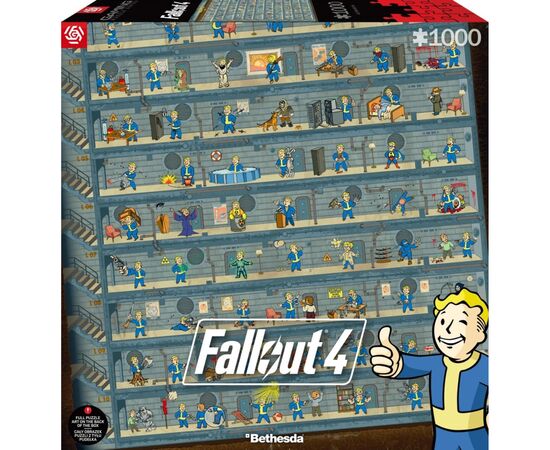 Пазл GoodLoot Fallout 4 Perk Poster Puzzles 1000 эл. (5908305247937), изображение 3 Пазл GoodLoot Fallout 4 Perk Poster Puzzles 1000 эл. (5908305247937), изображение 3