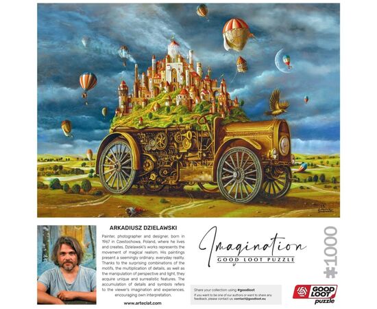 Пазл GoodLoot Imagination: Arkadiusz Dzielawski Big move 1000 эл. (5908305249368), изображение 5 Пазл GoodLoot Imagination: Arkadiusz Dzielawski Big move 1000 эл. (5908305249368), изображение 5