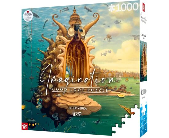 Пазл GoodLoot Imagination: Jacek Yerka Harbor 1000 эл. (5908305249351), изображение 2 Пазл GoodLoot Imagination: Jacek Yerka Harbor 1000 эл. (5908305249351), изображение 2