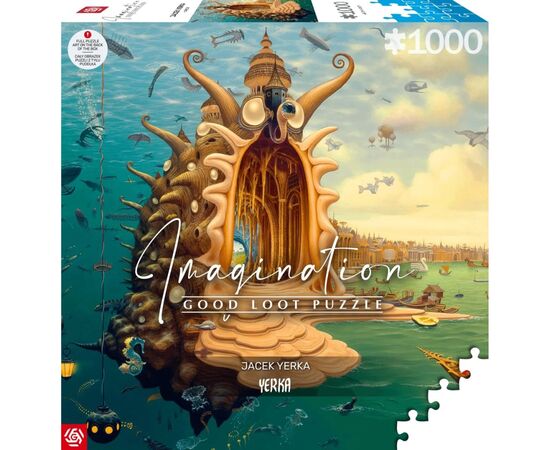 Пазл GoodLoot Imagination: Jacek Yerka Harbor 1000 эл. (5908305249351), изображение 3 Пазл GoodLoot Imagination: Jacek Yerka Harbor 1000 эл. (5908305249351), изображение 3