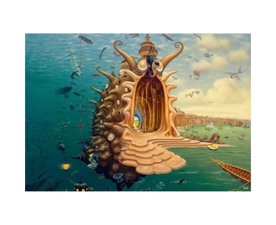 Пазл GoodLoot Imagination: Jacek Yerka Harbor 1000 эл. (5908305249351), изображение 5 Пазл GoodLoot Imagination: Jacek Yerka Harbor 1000 эл. (5908305249351), изображение 5