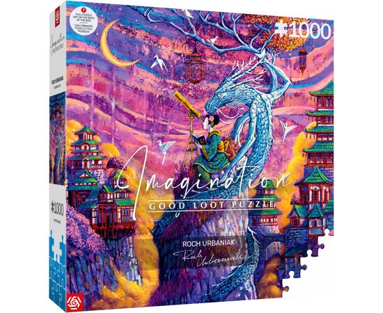 Пазл GoodLoot Imagination: Roch Urbaniak Sakura & Ryu 1000 эл. (5908305249740)
