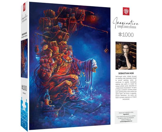 Пазл GoodLoot Imagination: Sebastian Mon The burden of experiences 1000 эл. (5908305249344), изображение 5 Пазл GoodLoot Imagination: Sebastian Mon The burden of experiences 1000 эл. (5908305249344), изображение 5