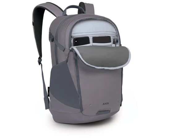 Рюкзак туристический Osprey Axis soundwave grey - O/S - сірий (009.3936), изображение 3 Рюкзак туристический Osprey Axis soundwave grey - O/S - сірий (009.3936), изображение 3