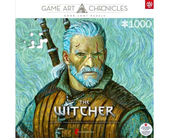 Пазл GoodLoot The Witcher Geralt of Rivia & Vincent van Gogh 1000 эл. (5908305247548), изображение 4 Пазл GoodLoot The Witcher Geralt of Rivia & Vincent van Gogh 1000 эл. (5908305247548), изображение 4