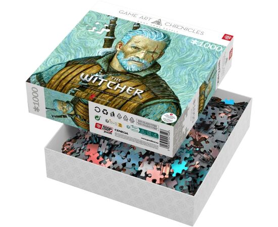 Пазл GoodLoot The Witcher Geralt of Rivia & Vincent van Gogh 1000 эл. (5908305247548), изображение 8 Пазл GoodLoot The Witcher Geralt of Rivia & Vincent van Gogh 1000 эл. (5908305247548), изображение 8
