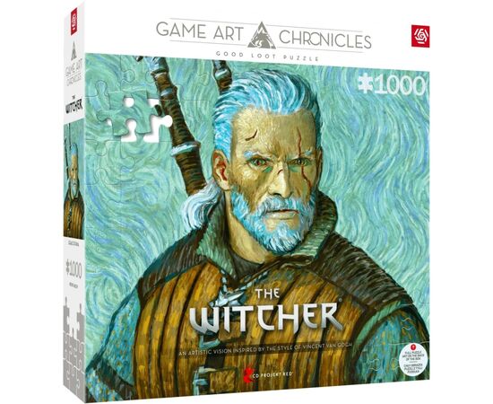 Пазл GoodLoot The Witcher Geralt of Rivia & Vincent van Gogh 1000 эл. (5908305247548)