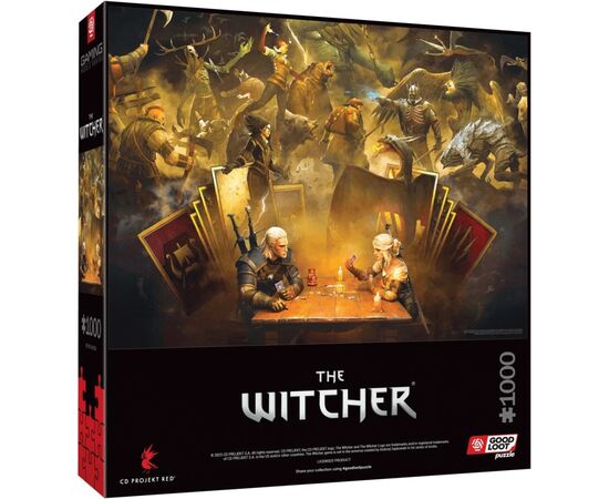 Пазл GoodLoot The Witcher Playing Gwent 1000 эл. (5908305249634), изображение 5 Пазл GoodLoot The Witcher Playing Gwent 1000 эл. (5908305249634), изображение 5