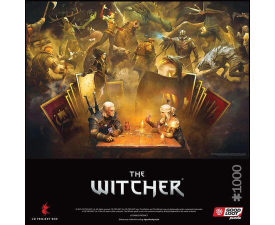 Пазл GoodLoot The Witcher Playing Gwent 1000 эл. (5908305249634), изображение 6 Пазл GoodLoot The Witcher Playing Gwent 1000 эл. (5908305249634), изображение 6