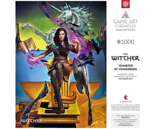 Пазл GoodLoot The Witcher Yennefer & Salvador Dali 1000 эл. (5908305247555), изображение 7 Пазл GoodLoot The Witcher Yennefer & Salvador Dali 1000 эл. (5908305247555), изображение 7