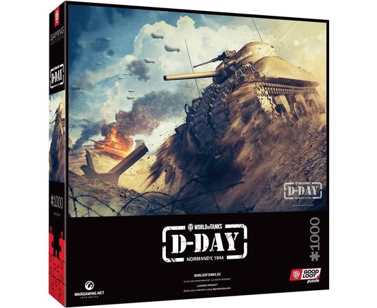 Пазл GoodLoot World of Tanks D-DAY 1000 эл. (5908305247524), изображение 3 Пазл GoodLoot World of Tanks D-DAY 1000 эл. (5908305247524), изображение 3