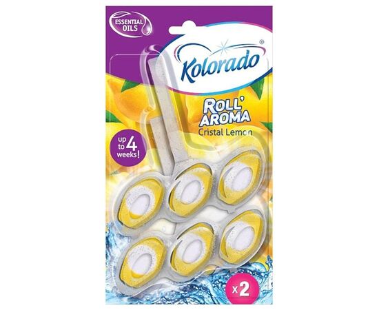 Туалетний блок Kolorado Лимон 51 г 2 шт. (5902506009295)
